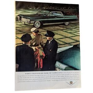 Vintage Print Ad 1963 Cadillac